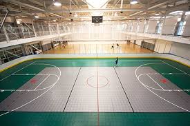 an image of the inside courts of Loyola's Fitness and Aquatic Center.