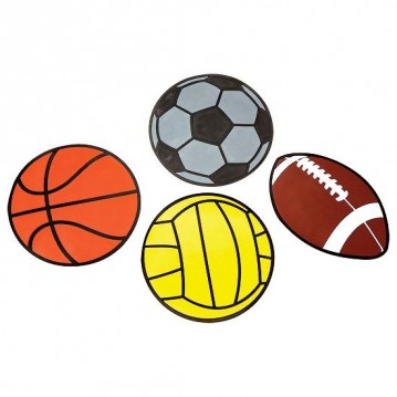 an image of sports balls used in some intramural sport games.