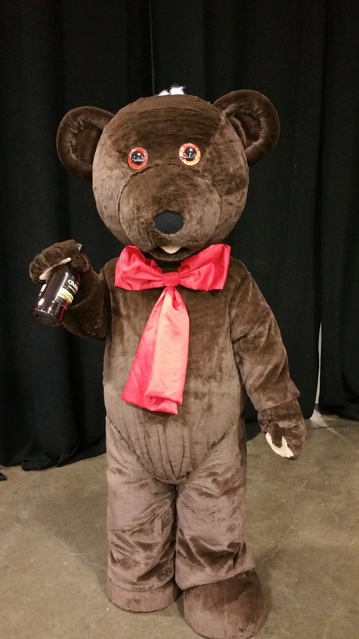 Cosplay of the suicidal teddy bear from an episode of Supernatural