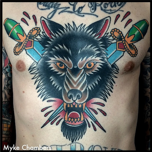 Photo of an American Traditional tattoo