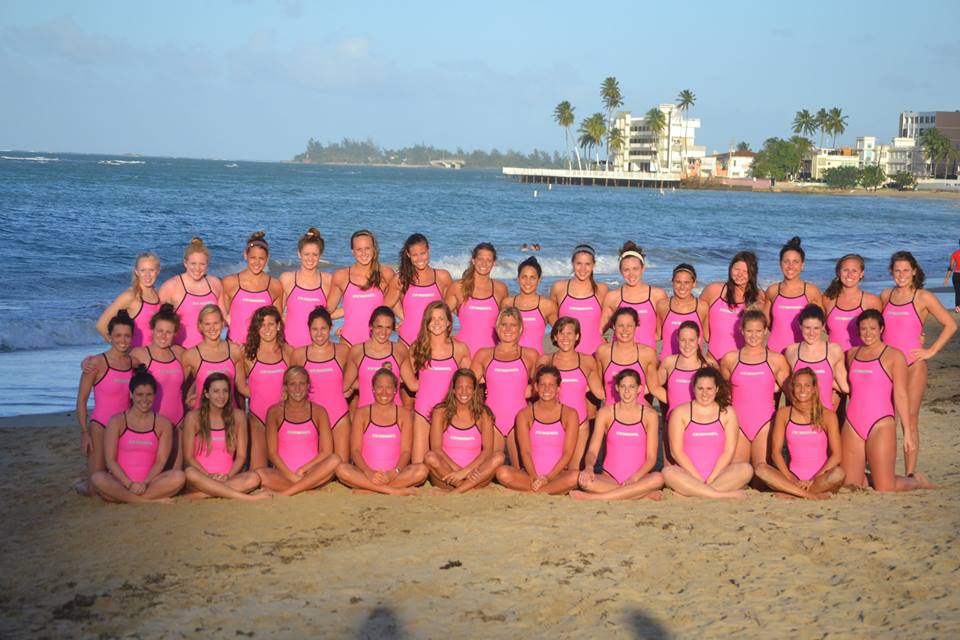 This is a picture of the Loyola women's swimming and diving team