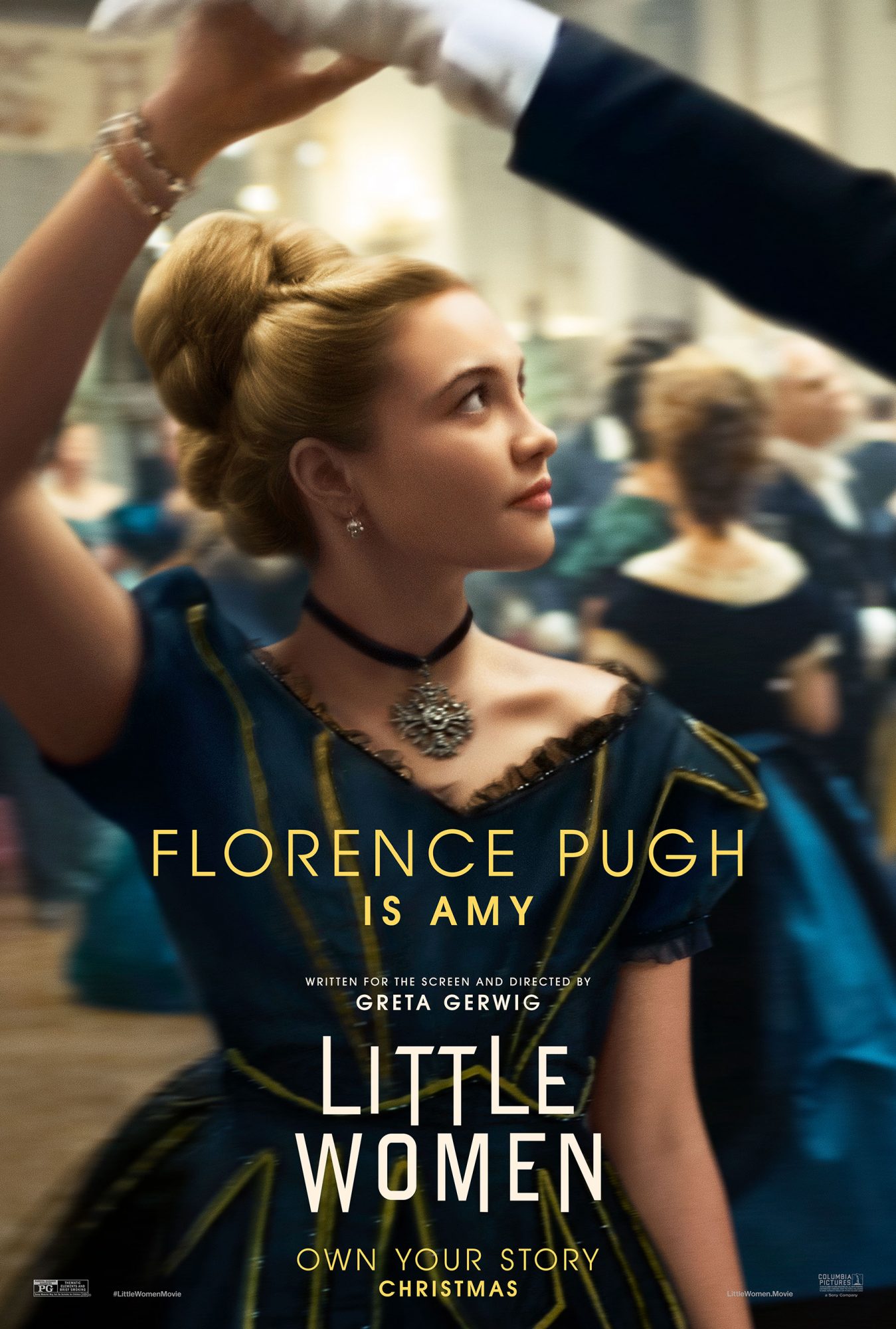 Poster of Florence Pugh as Amy March