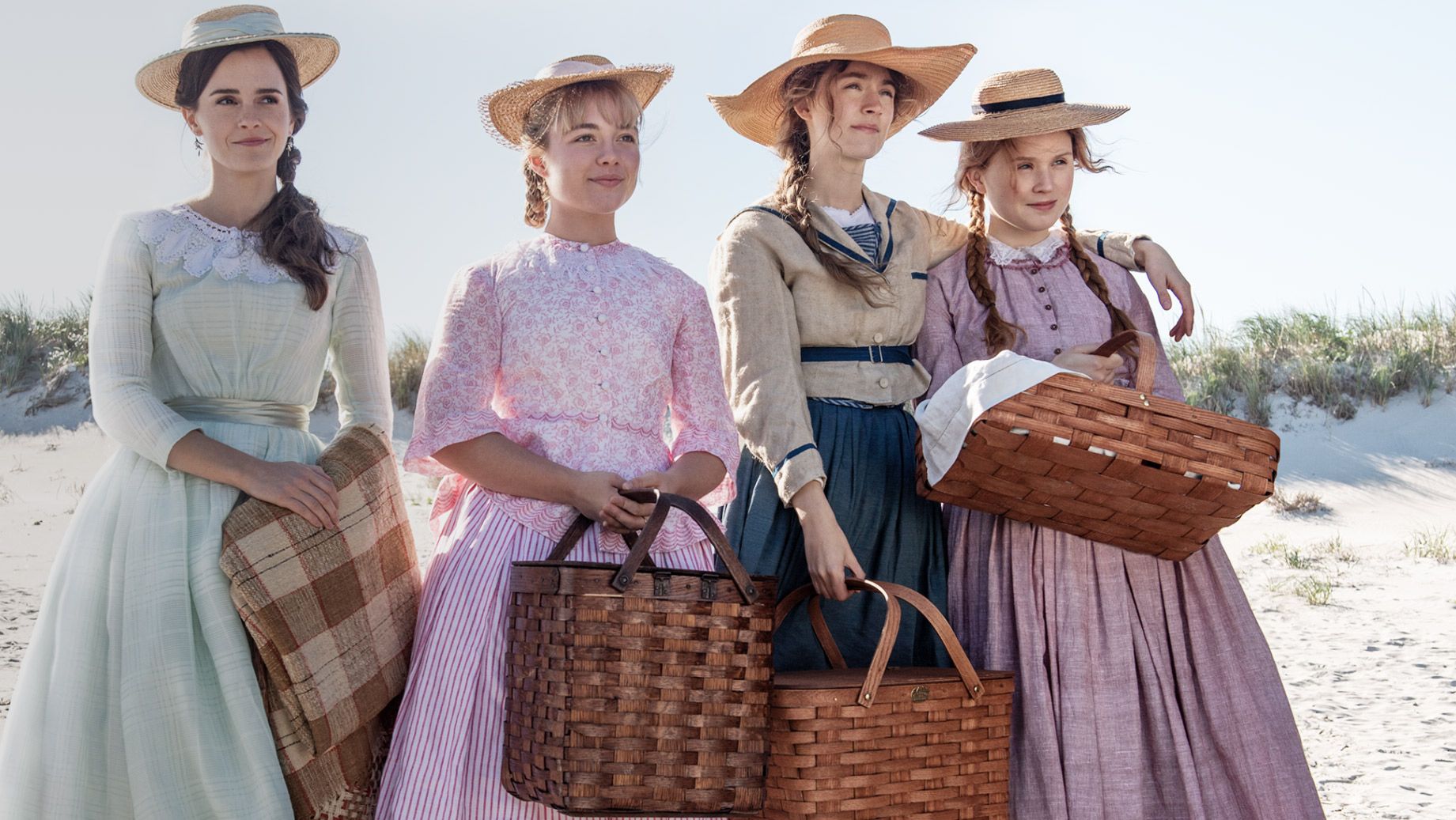 Picture of the March sisters at the beach