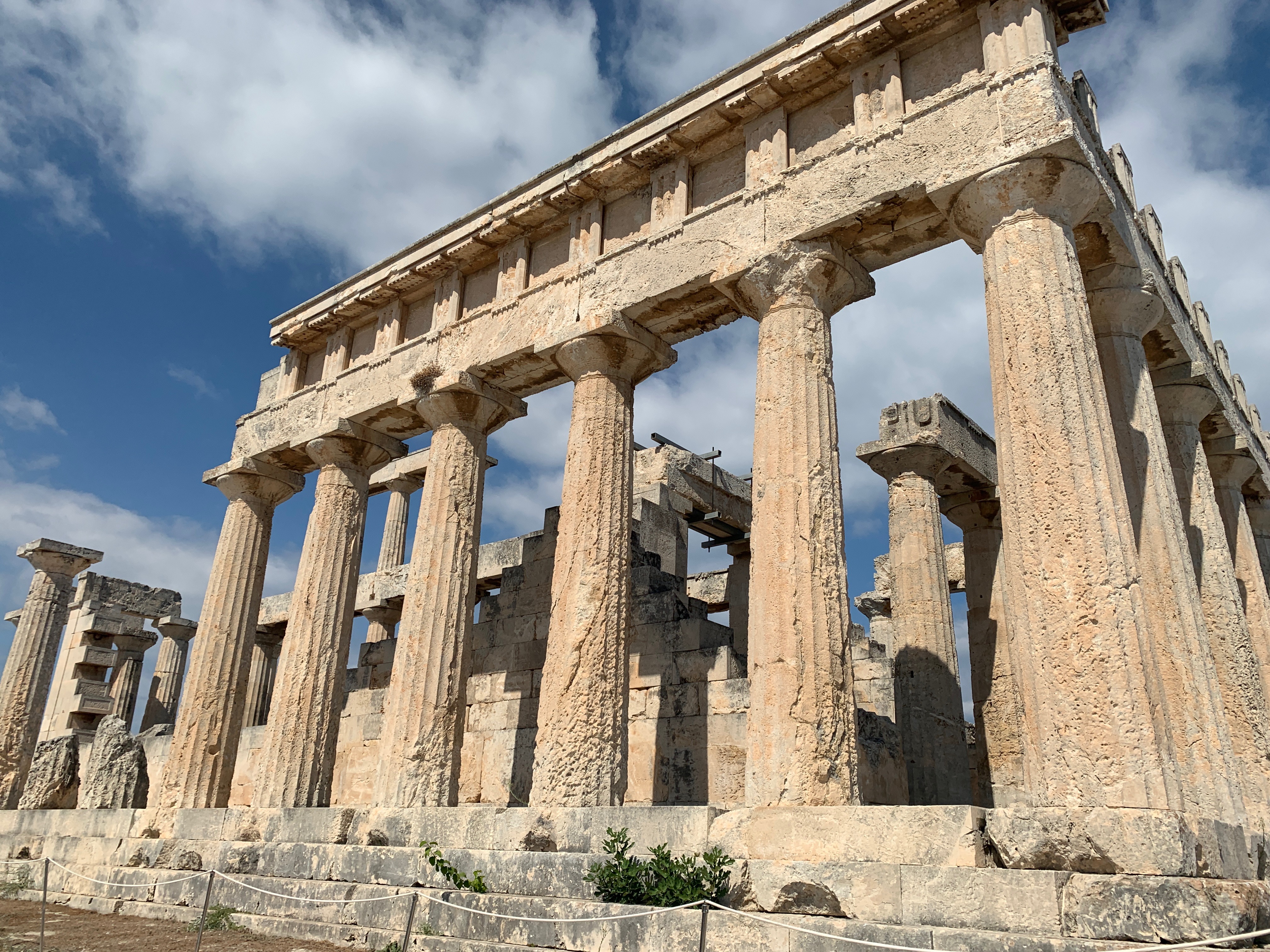 Close view of the Parthenon