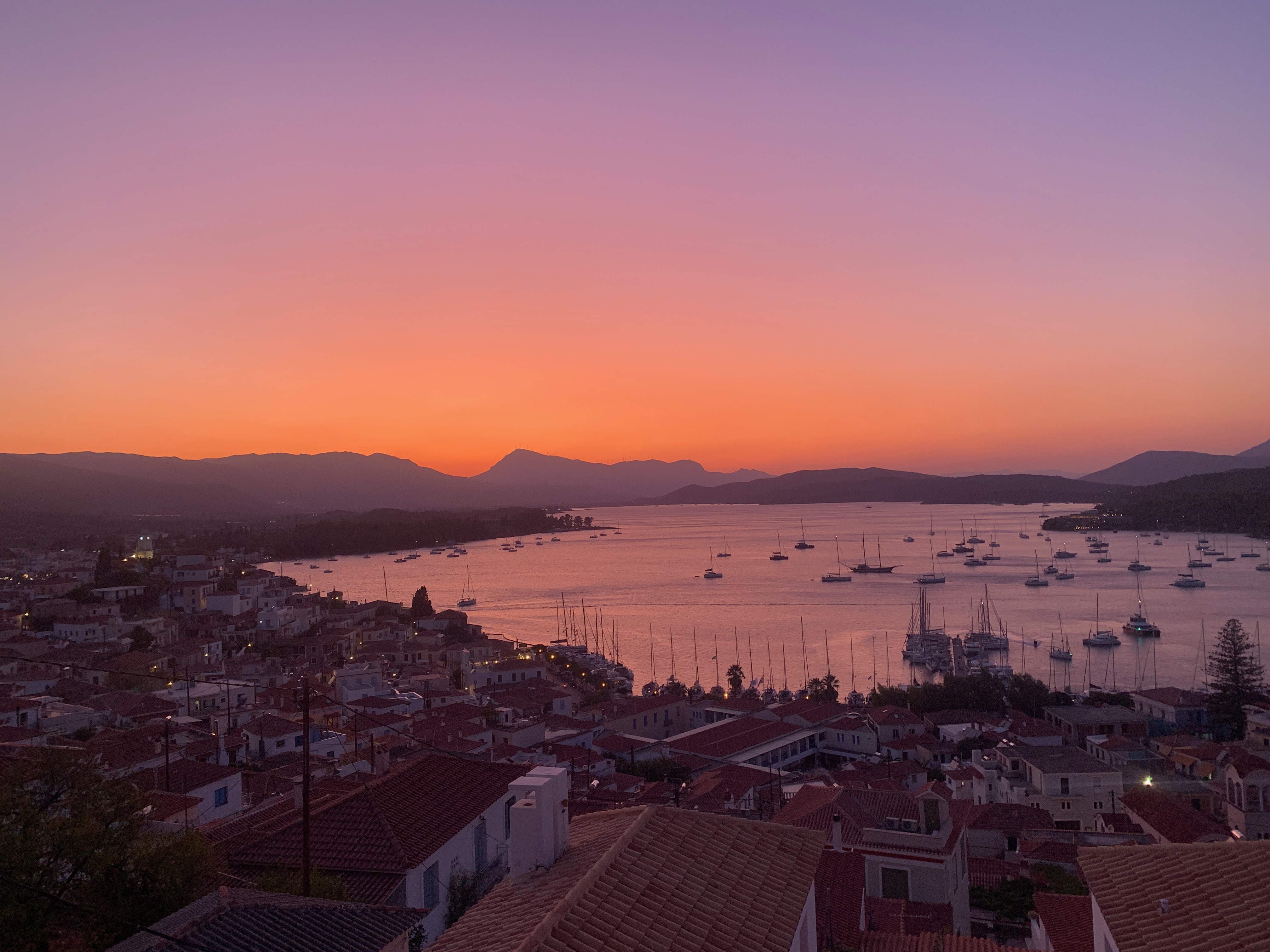 Sunset in Poros