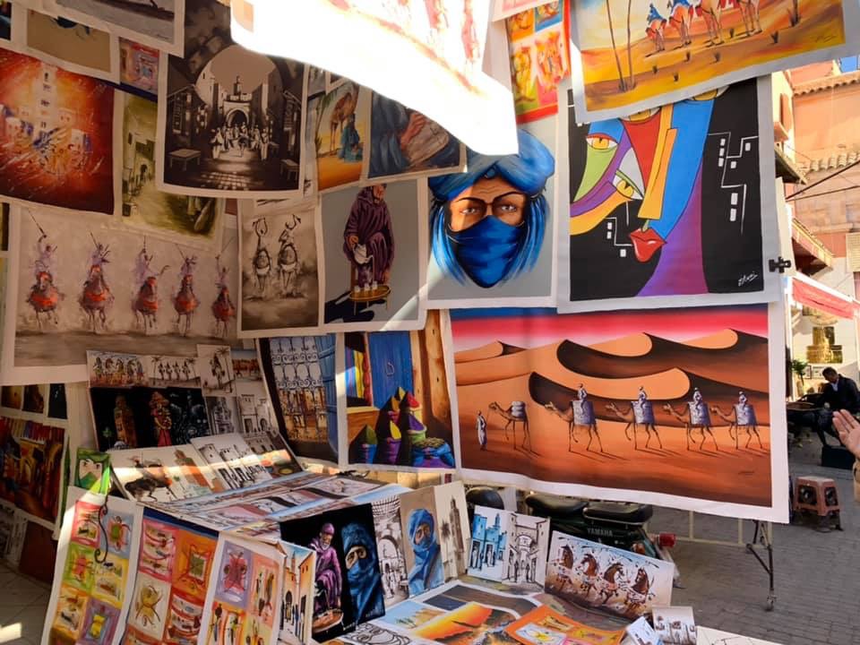 Paintings in the Souks