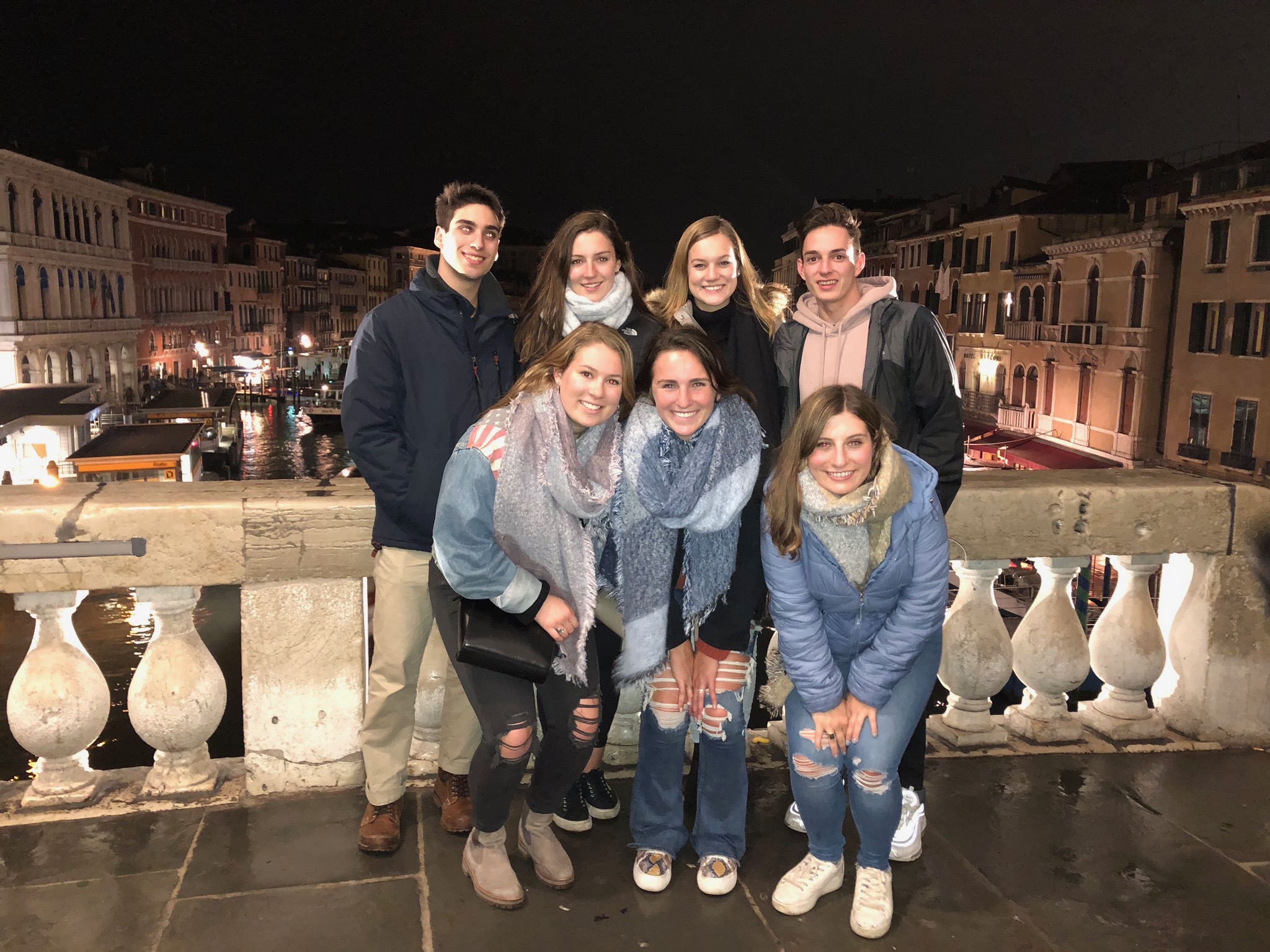 Friends on the Rialto Bridge