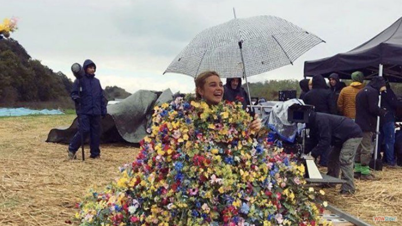 Behind the Scenes of Florence (Dani's) iconic flower dress