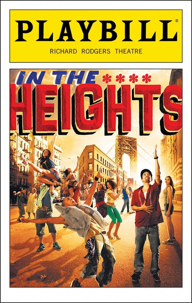 Image of the original In the Heights show playbill