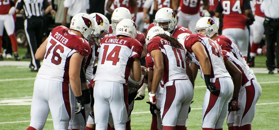 Cardinals huddle up