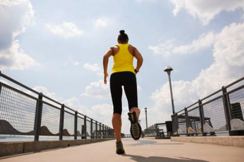 woman running