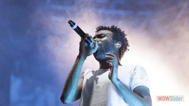 Childish Gambino at Bonnaroo by Adam Macchia